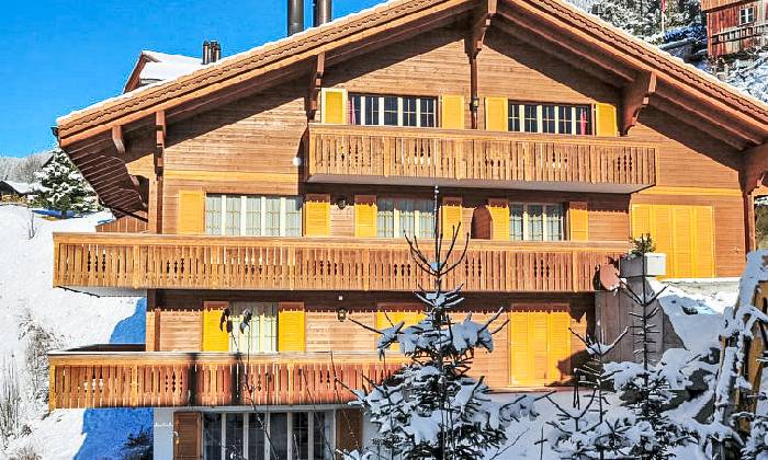 Ferienhaus Panorama, Jungfrau Region, Berner Oberland, Schweiz Panorama