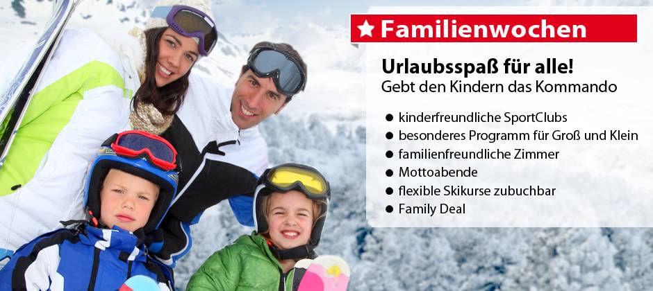 Skiurlaub mit der ganzen Familie