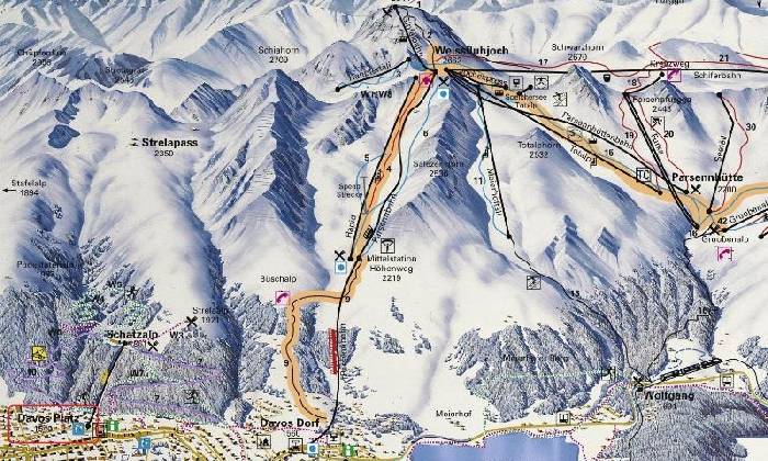 Davos ist die höchste Stadt Europas: Skipass inklusive im Sportclub Davos Haus Waldschlössli